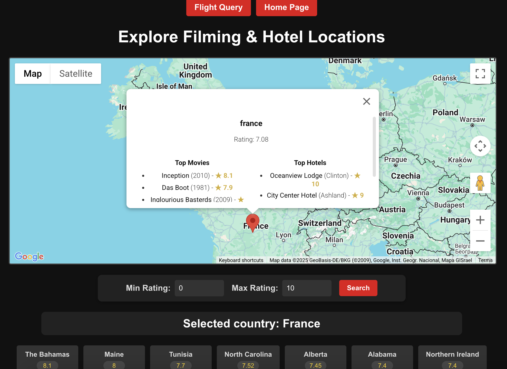 Movie Locations Mapping